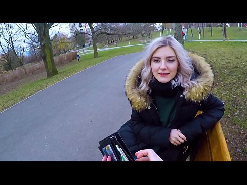 ❤️ Ковтає гарячу сперму незнайомця за гроші - мінет у парку від Єви Ельфі ️❌ Супер секс у нас ❌